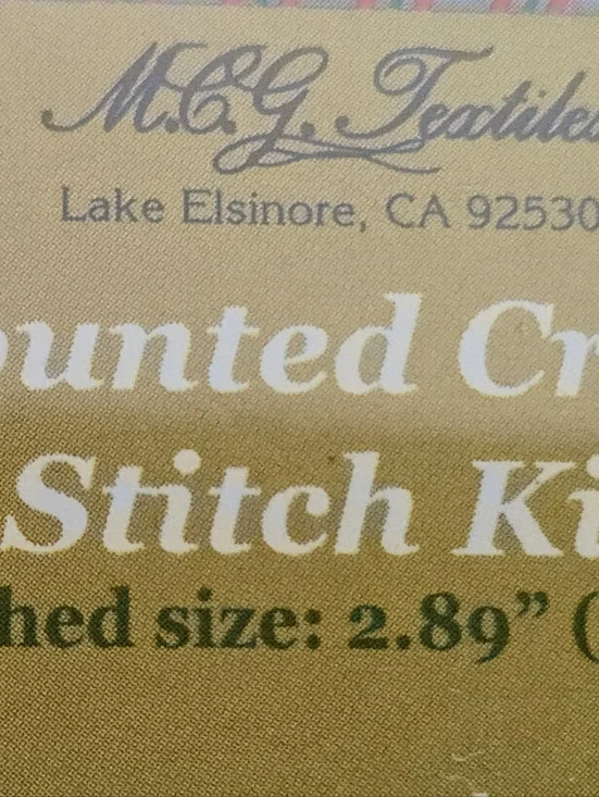 Counted Cross Stitch Holiday Kit Set - Red and Green Designs Pkg Of 3 - Picture 4 of 4